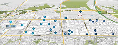corporate neighbours map