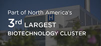 Part of North America’s 3rd LARGEST BIOTECHNOLOGY CLUSTER